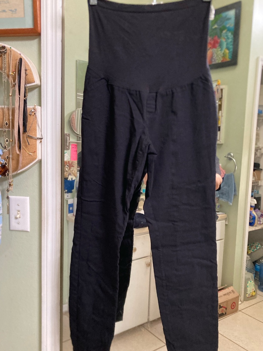 Motherhood Black Maternity Leggings